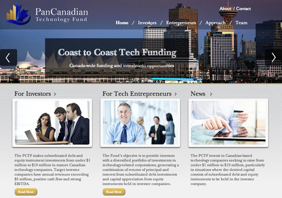 This a WordPress site that was created for a venture capital firm that operates throughout Canada. I co-designed the site and created the IA/UX.